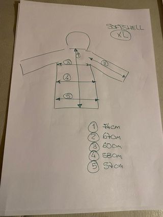 The North Face Softshell Talla XL/XXL Negra