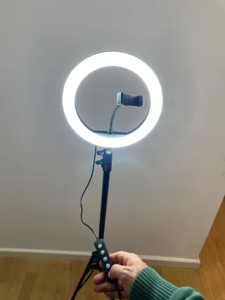 Lámpara Aro para Fotos y Vídeos