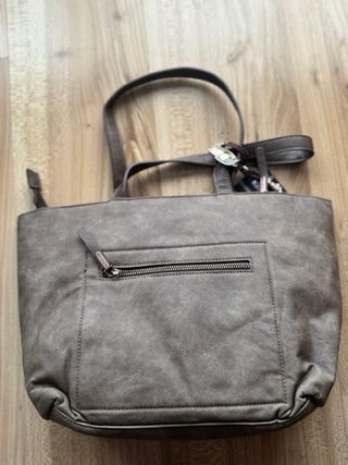 Bolso Kimmidoll marrón y plateado Nuevo