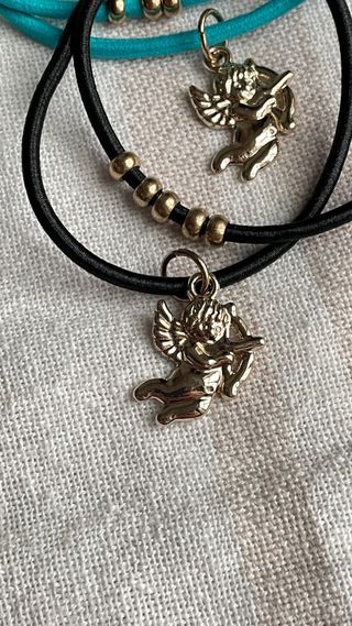 Braccialetti elastici con ciondolo angelo