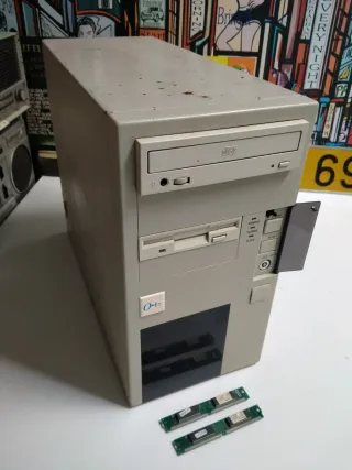PC Retro Intel 95 Beige/Gris