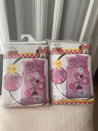 Juego 2 Fundas Nórdicas Minnie Mouse Flores