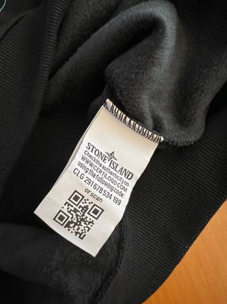 Sudadera Stone Island Talla M Negra