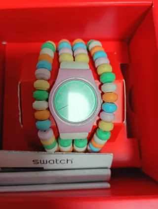Reloj Swatch Pulsera Chuches Multicolor