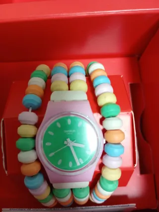 Reloj Swatch Pulsera Chuches Multicolor