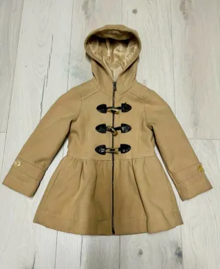 Cappotto bambina con cappuccio