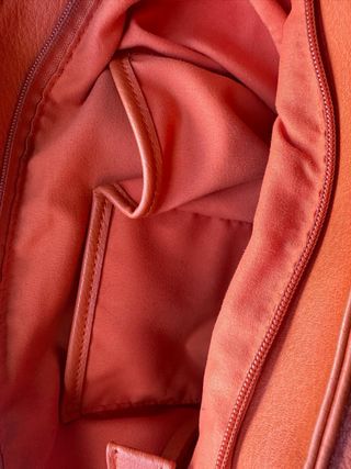 Bolso Munich Naranja Perforado Mujer