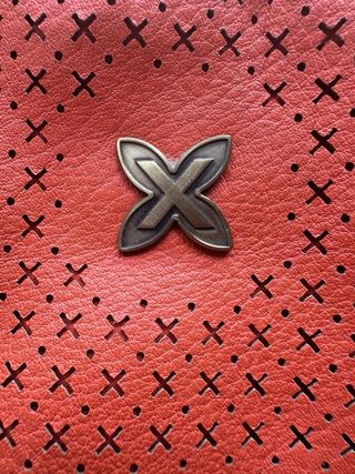 Bolso Munich Naranja Perforado Mujer