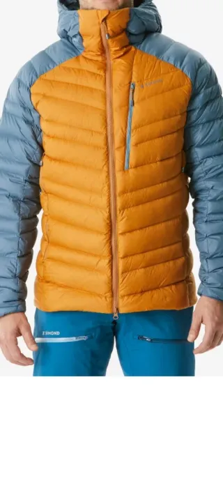 Chaqueta plumas Simond duvet azul/naranja