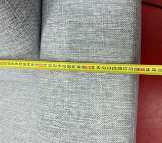 Sofá Natuzzi Gris Tela Con Relax