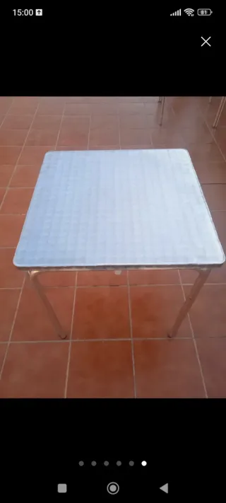 Mesas de terraza acero inoxidable