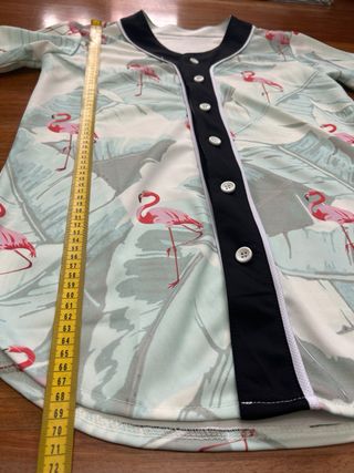 Camisa Béisbol Flamencos Tropical