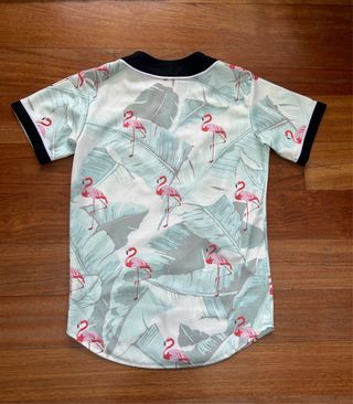 Camisa Béisbol Flamencos Tropical