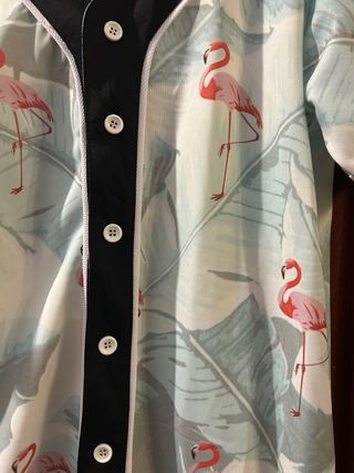 Camisa Béisbol Flamencos Tropical