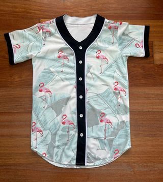 Camisa Béisbol Flamencos Tropical