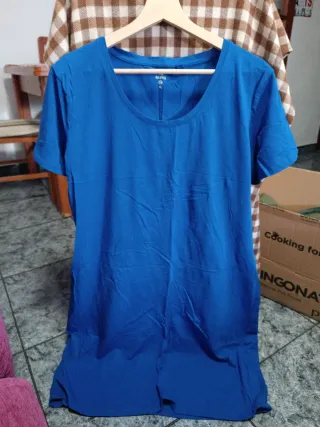 Vestido Basics Azul Talla XL