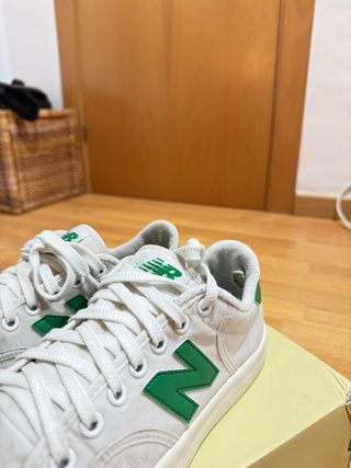 Zapatillas New Balance Blancas y Verdes