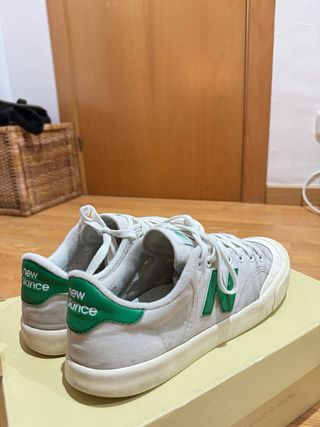 Zapatillas New Balance Blancas y Verdes