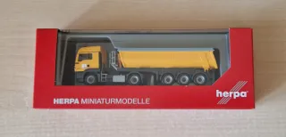 Herpa MAN TGX Rimorchio Giallo