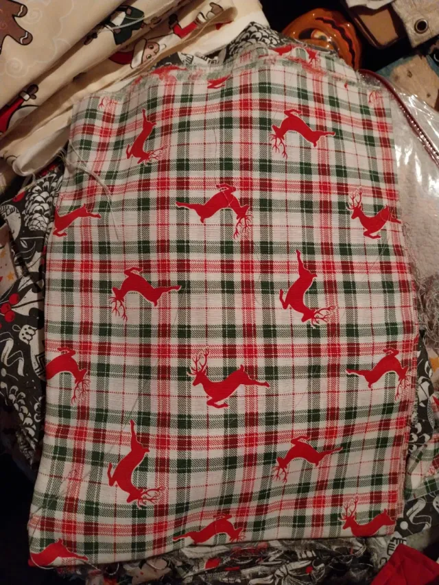 Tela per tovaglia natalizia 200x140 cm