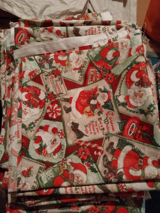 Tela per tovaglia natalizia 200x140 cm