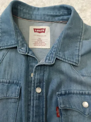 Camisa Vaquera Levi's Original Azul