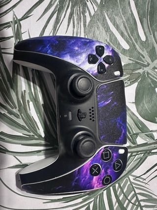 Mando PS5 Personalizado Morado y Negro
