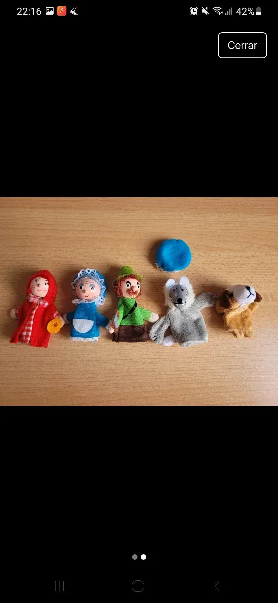 Marionetas Caperucita Roja Eureka Kids