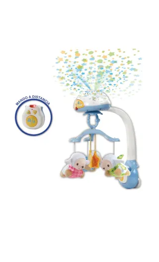 Carrusel móvil, proyector cuna bebé