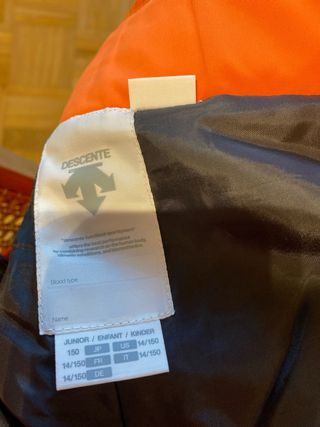 Pantalón esquí Descente naranja