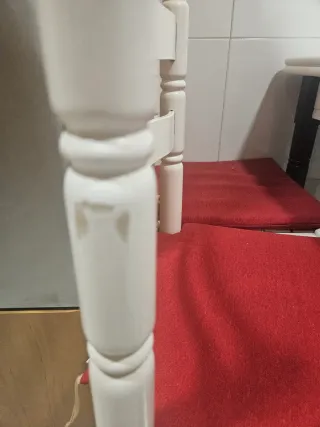 Mesa extensible de cocina y 4 sillas