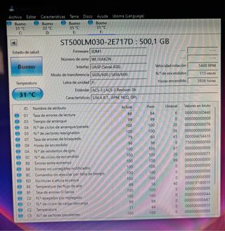 Disco Duro Seagate 500GB 2.5 BarraCuda