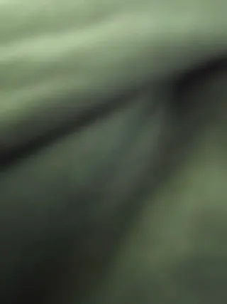 Falda verde vuelo cintura rizada