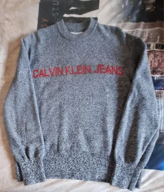 Jersey Calvin Klein Jeans Gris Talla M
