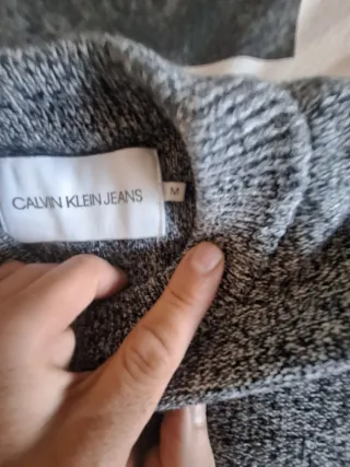 Jersey Calvin Klein Jeans Gris Talla M