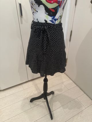 Falda pantalón lunares