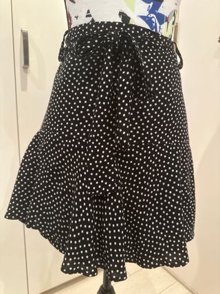 Falda pantalón lunares