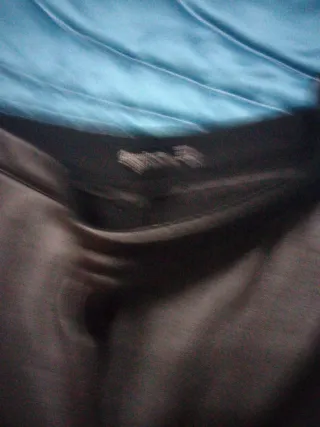 Leggings cuero efecto piel negro