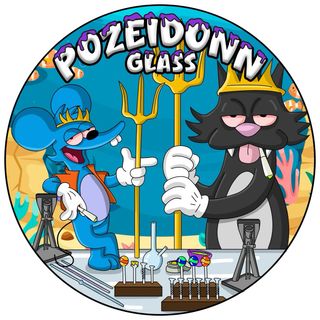 Boquillas de Cristal Pozeidónn • Fullprint (6mm)