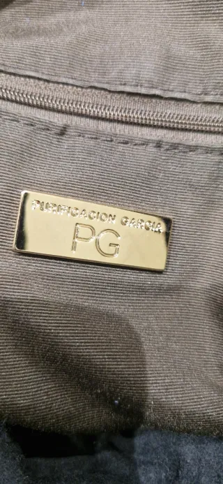 Bolso de mano piel Purificación Garcia marrón