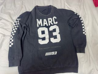 Sudadera Marc Márquez 93 Pull&Bear Negra