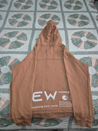 Felpa con cappuccio Primigi marrone e blu