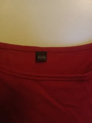 Camisón rojo con lazo