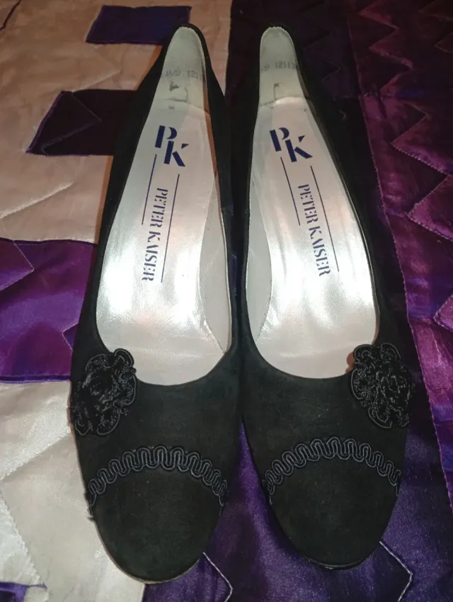 SOLO ENVÍOS. Zapatos Peter Kaiser Negros (38-39)