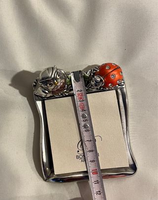 Soprammobile Argento con Taccuino Gufo e Coccinell