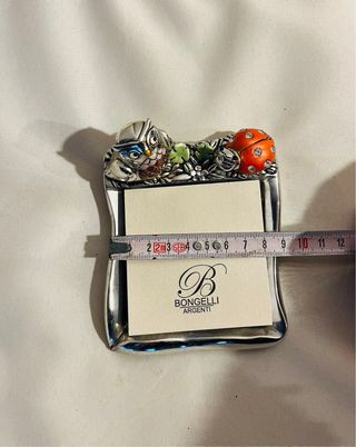 Soprammobile Argento con Taccuino Gufo e Coccinell