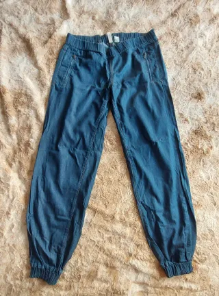 Pantalón vaquero bombacho azul