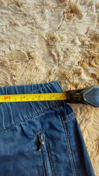 Pantalón vaquero bombacho azul