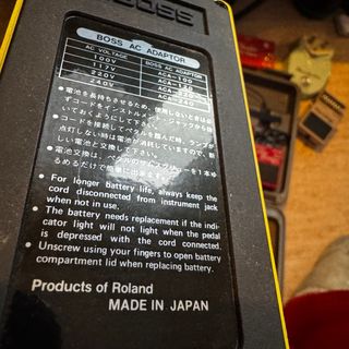 Pedalera Boss BCB-6 con 6 pedales