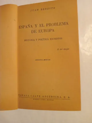 España y el problema de Europa